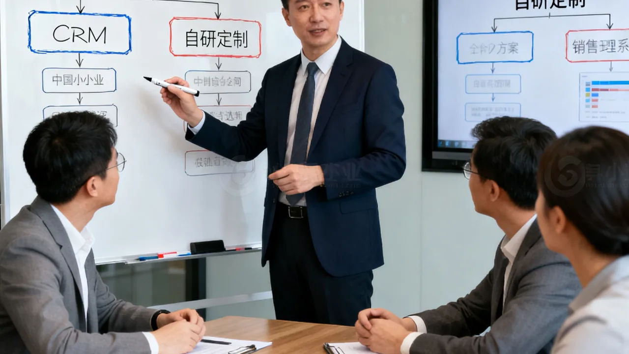 CRM 自己开发还是买现成的？销售管理系统自研 vs 采购的 4 条路与决策指南