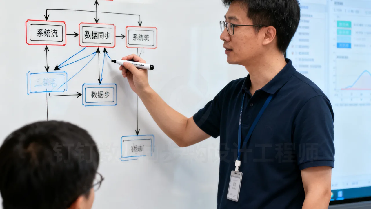 钉钉数据同步怎么做？4 套架构对比 + 真实踩坑清单（API 到 CDC 全讲透）