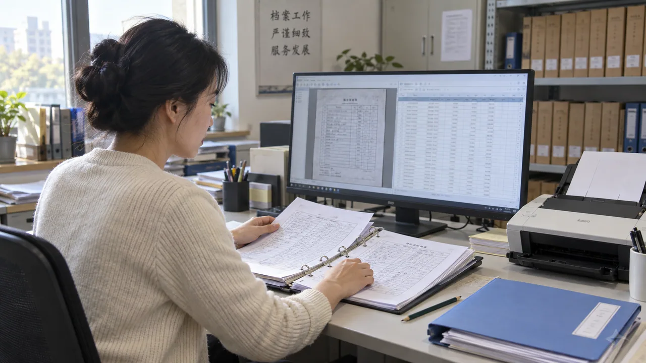 扫描件表格进入企业知识库的字段校验与验收